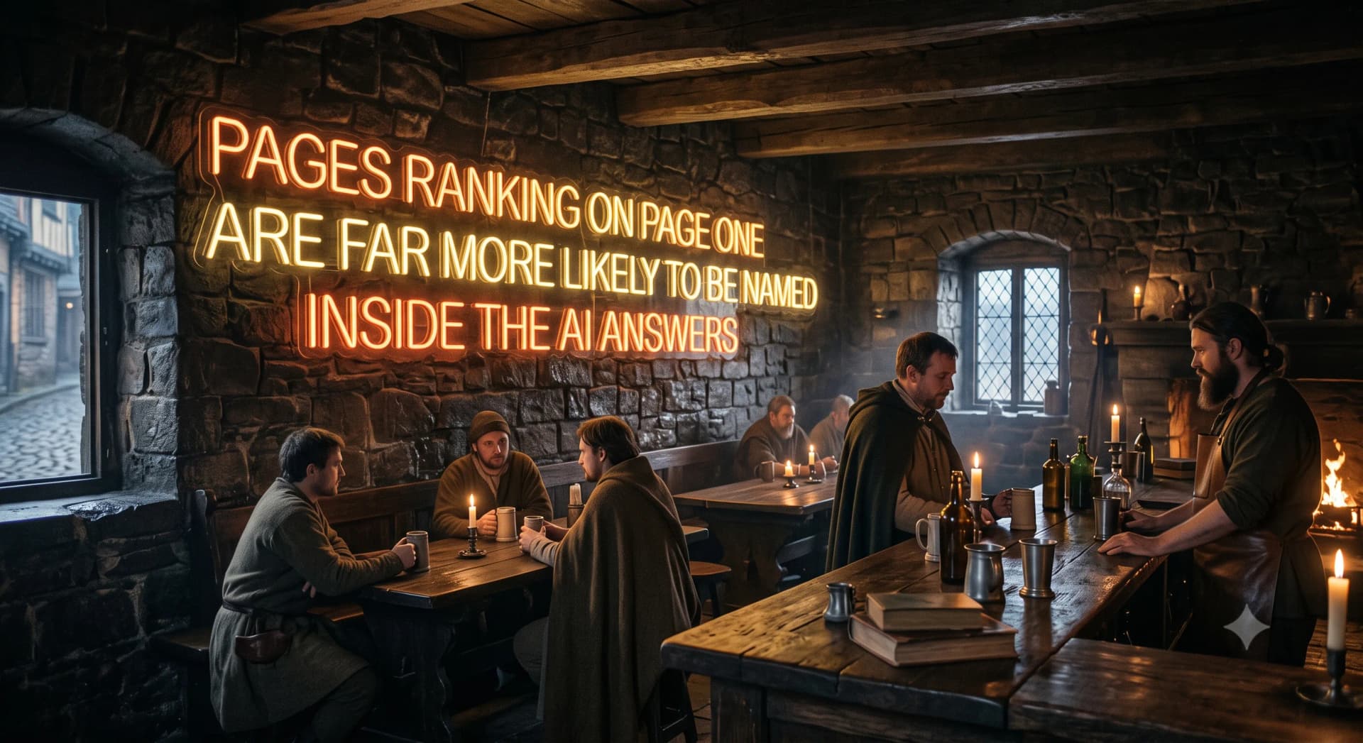 Pages ranking on page one are far more likely to be cited inside AI answers